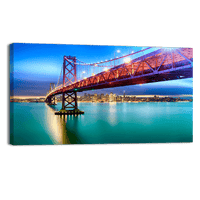 Bay Bridge illuminated