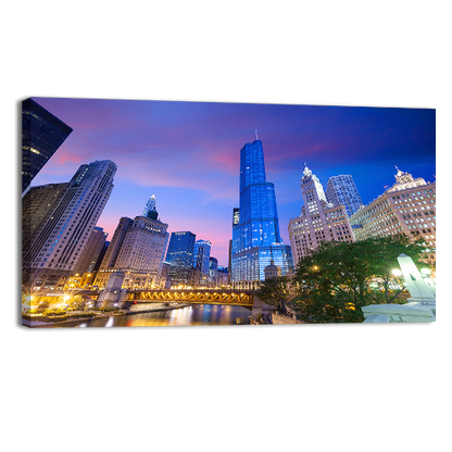 Downtown and Chicago River