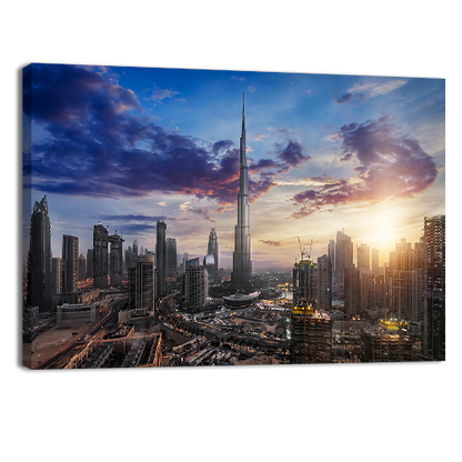 Sunrise over Downtown Dubai