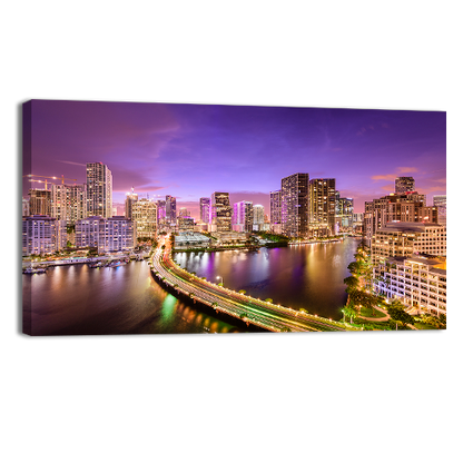 Florida Night Skyline