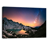 Milky way Under the Mountains