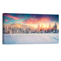 Colorful Winter Mountain