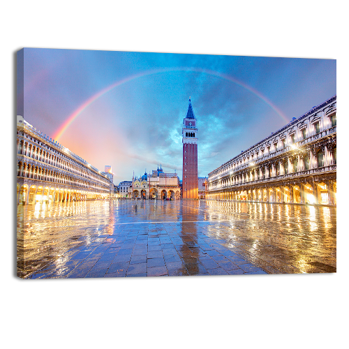 Plaza San Marco in rainbow
