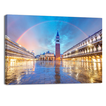 Plaza San Marco in rainbow