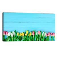 Tulips in blue