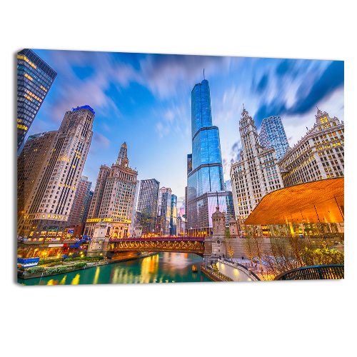 Cityscape on the River