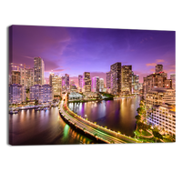 Florida Night Skyline