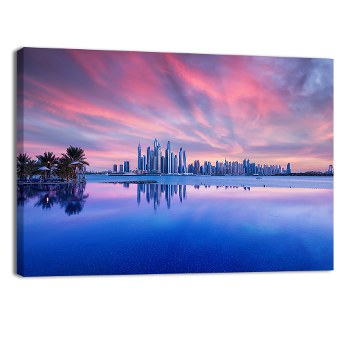 Skyline of Dubai Marina