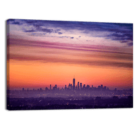 Colorful Sunrise over New York City