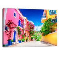 Street in Kefalonia Greece