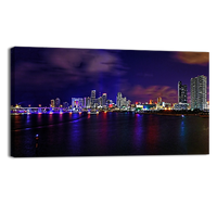Miami Skyline at Night