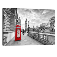 Red booth in London