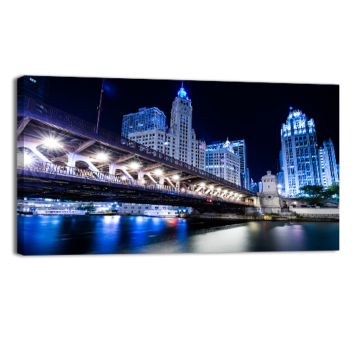 Over Chicago Bridge