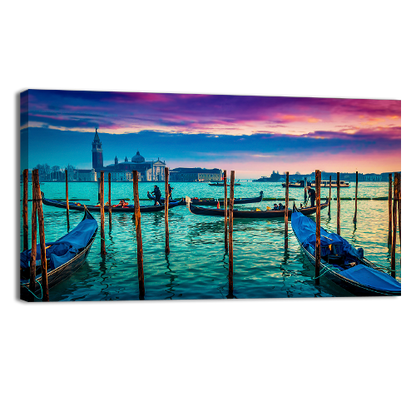 Sailing at sunset