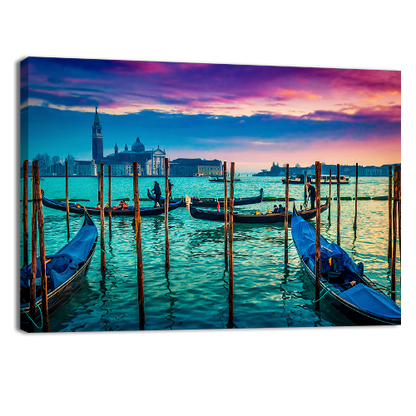 Sailing at sunset