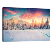 Colorful Winter Mountain