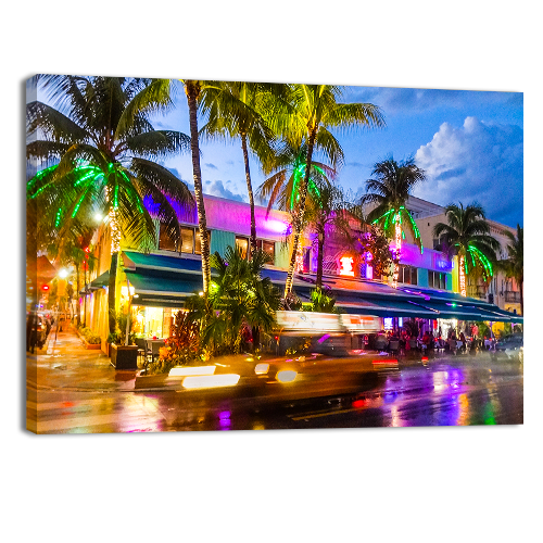 Colourful Nightlife of Miami