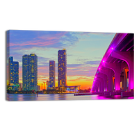 Miami Florida at Sunset
