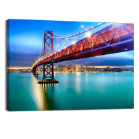 Bay Bridge illuminated