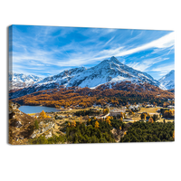 Stunning view of Sils Lake