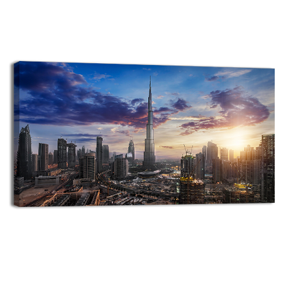 Sunrise over Downtown Dubai