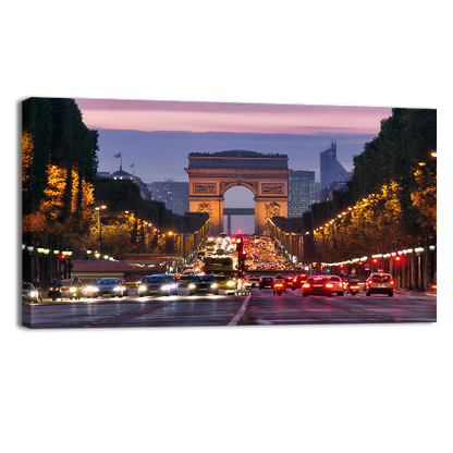 Champs Elysees at night