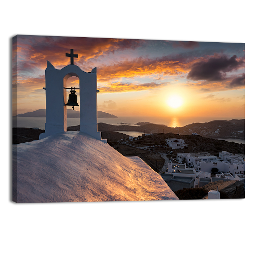 Sunset over the Aegean Sea