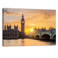 Big ben at sunset