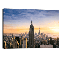 Skyscrapers at Sunset