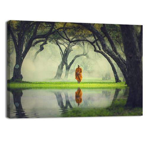 Monk in Deep Forest