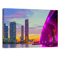 Miami Florida at Sunset