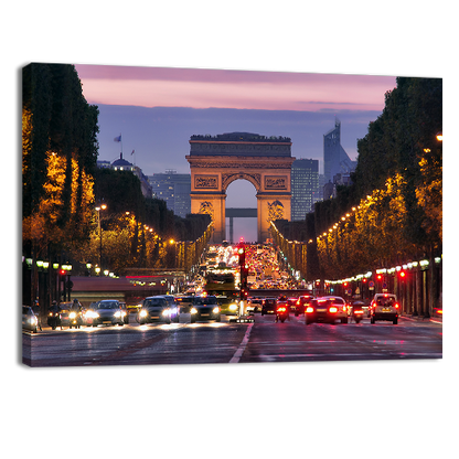Champs Elysees at night