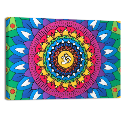 Ornament with Om Symbol