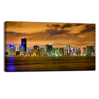 Miami Skyline After Dark