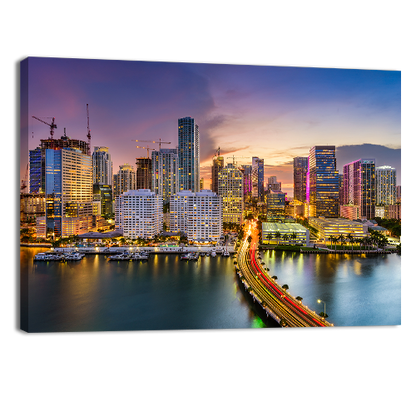 Skyline on Biscayne Bay
