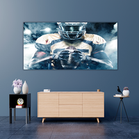 Football Player on Stadium