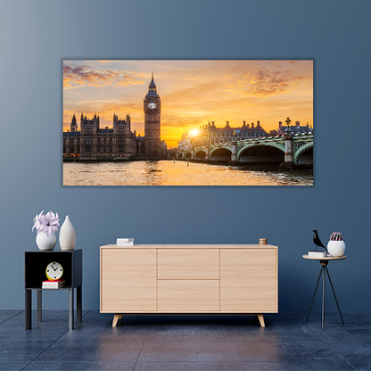 Big ben at sunset