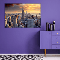 New York Skyline at Sunset