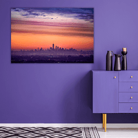 Colorful Sunrise over New York City