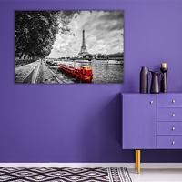 Eiffel Tower over Seine River