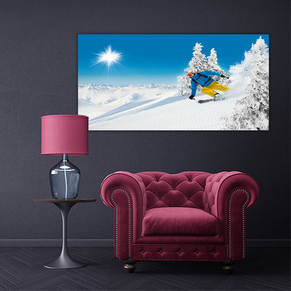 Skier on Piste
