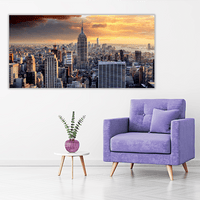 New York Skyline at Sunset