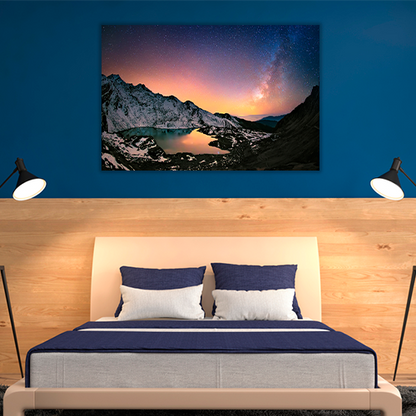 Milky way Under the Mountains