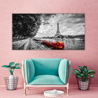 Eiffel Tower over Seine River