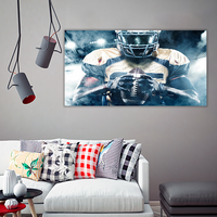 Football Player on Stadium