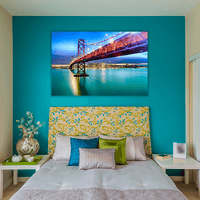 Bay Bridge illuminated