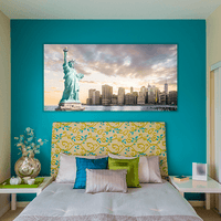 Liberty with Lower Manhattan