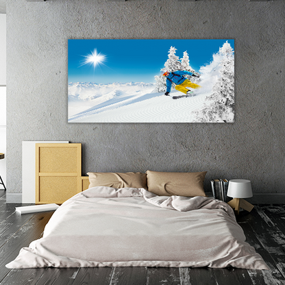 Skier on Piste