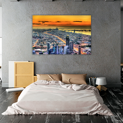 Sunset above Dubai