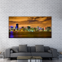 Miami Skyline After Dark